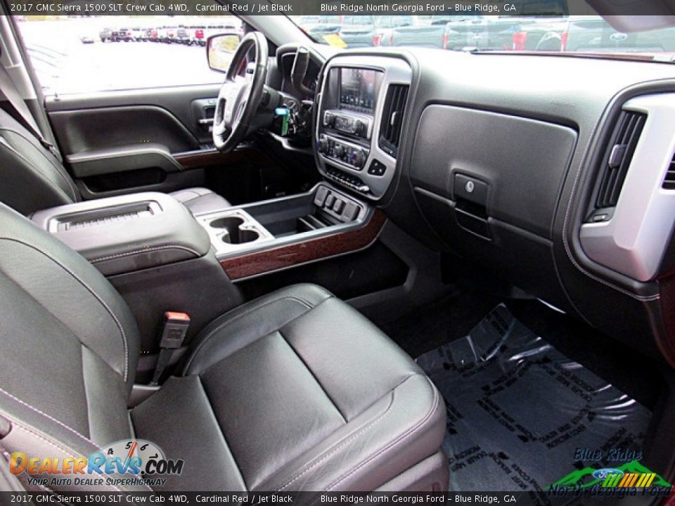 2017 GMC Sierra 1500 SLT Crew Cab 4WD Cardinal Red / Jet Black Photo #30