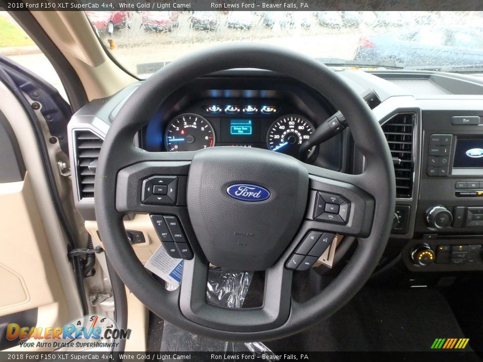 2018 Ford F150 XLT SuperCab 4x4 Steering Wheel Photo #16