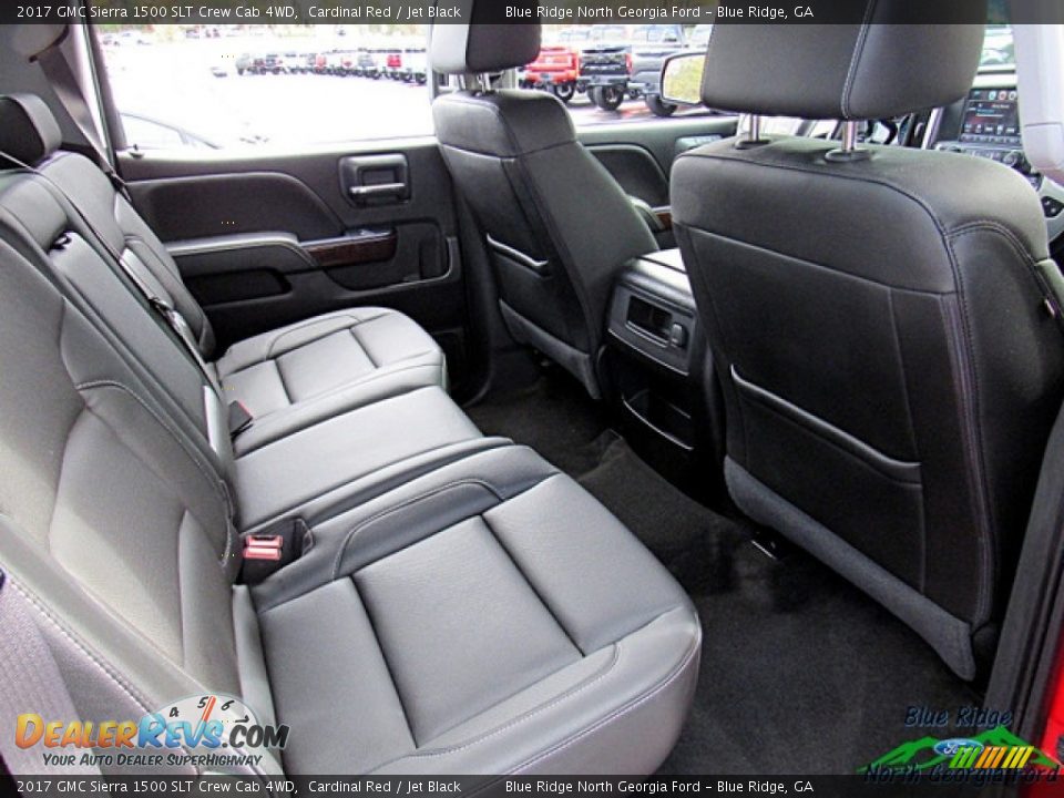 2017 GMC Sierra 1500 SLT Crew Cab 4WD Cardinal Red / Jet Black Photo #31