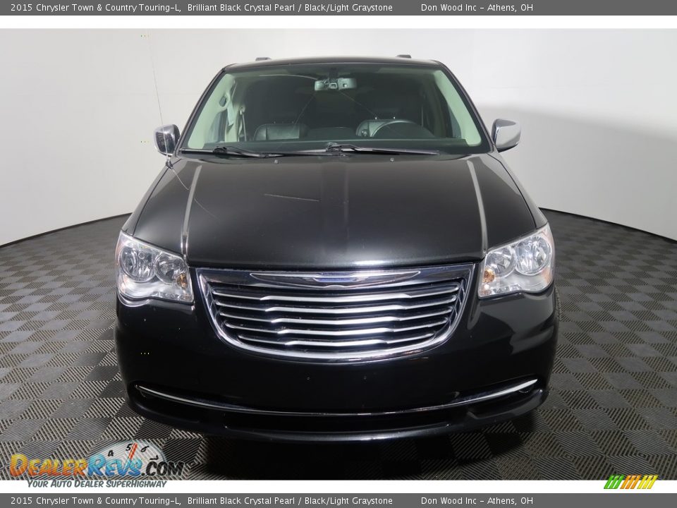 2015 Chrysler Town & Country Touring-L Brilliant Black Crystal Pearl / Black/Light Graystone Photo #8
