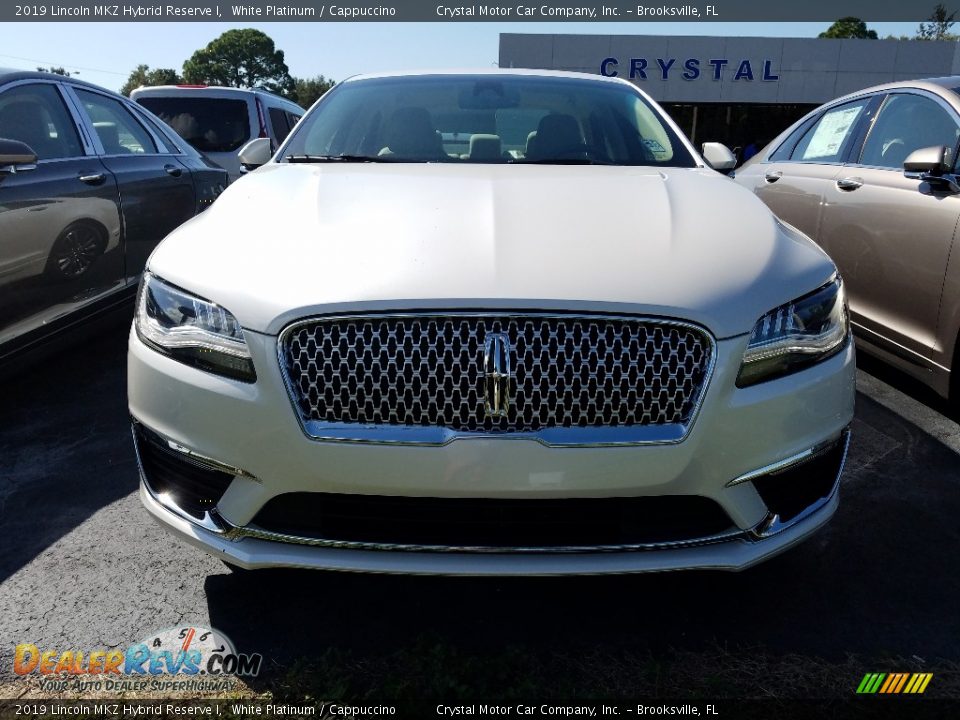 2019 Lincoln MKZ Hybrid Reserve I White Platinum / Cappuccino Photo #6