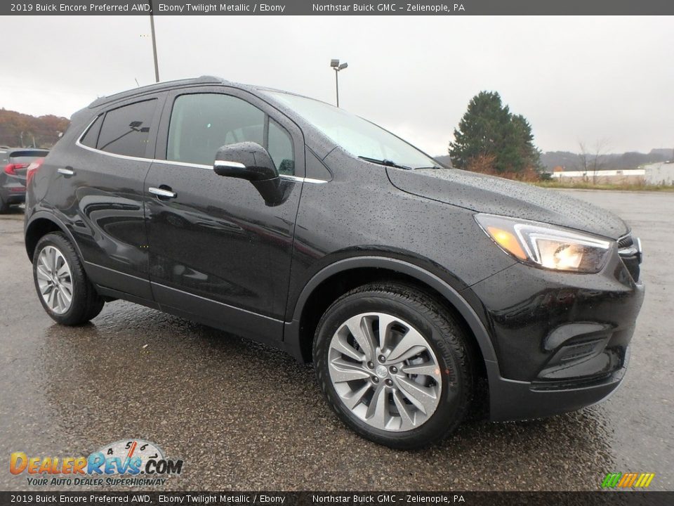 2019 Buick Encore Preferred AWD Ebony Twilight Metallic / Ebony Photo #3