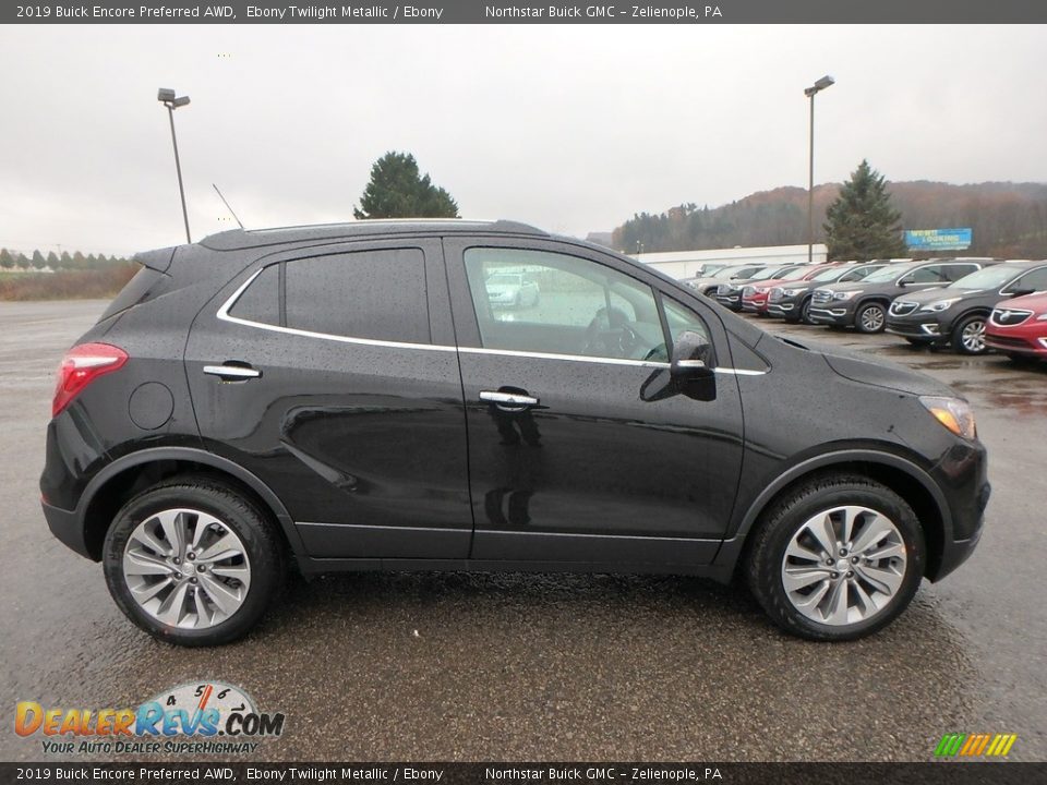 2019 Buick Encore Preferred AWD Ebony Twilight Metallic / Ebony Photo #4