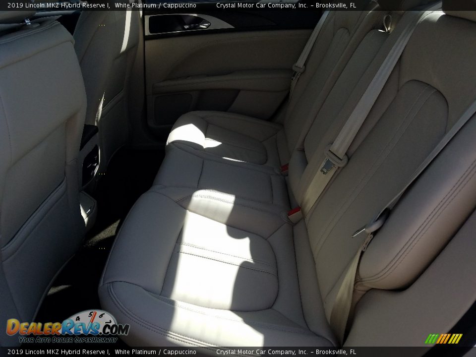 2019 Lincoln MKZ Hybrid Reserve I White Platinum / Cappuccino Photo #8