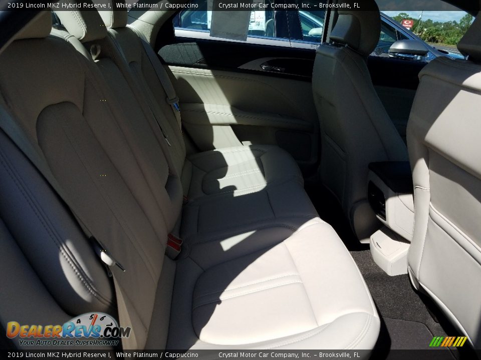2019 Lincoln MKZ Hybrid Reserve I White Platinum / Cappuccino Photo #9