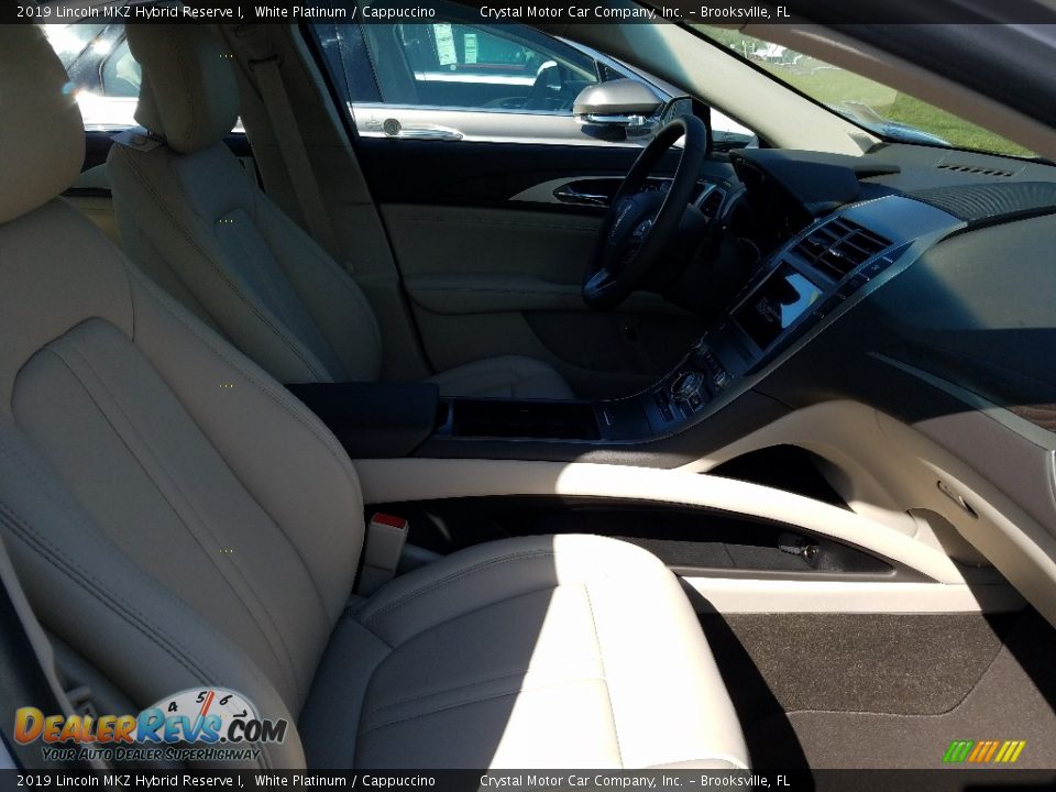 2019 Lincoln MKZ Hybrid Reserve I White Platinum / Cappuccino Photo #10