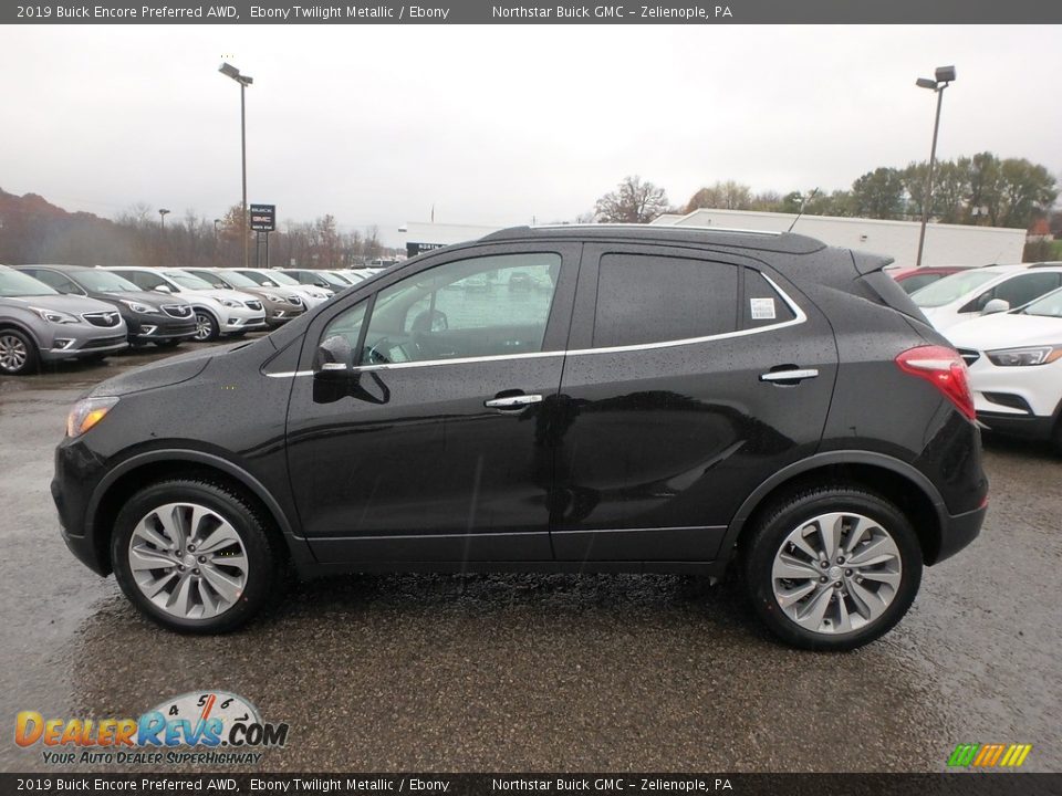 2019 Buick Encore Preferred AWD Ebony Twilight Metallic / Ebony Photo #9
