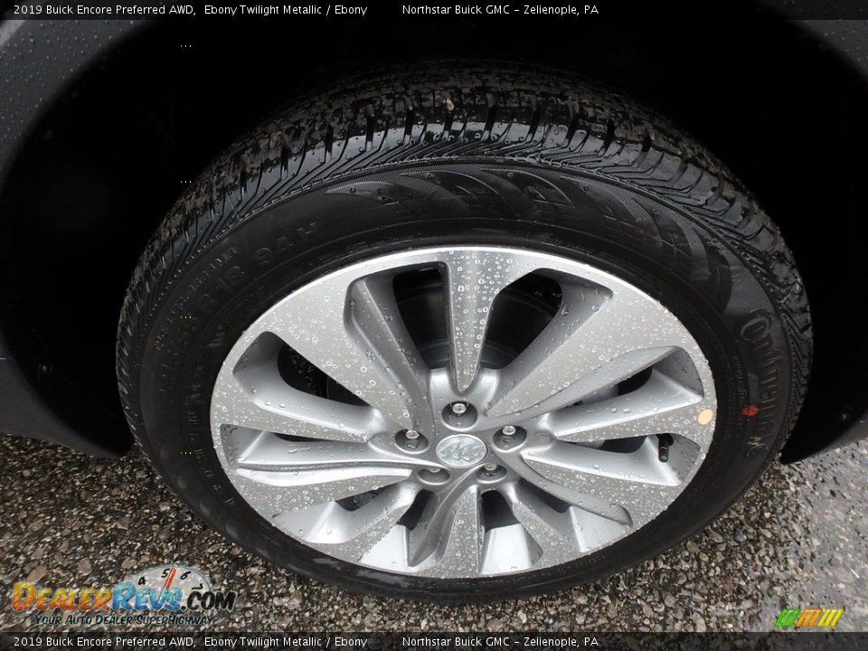 2019 Buick Encore Preferred AWD Ebony Twilight Metallic / Ebony Photo #10