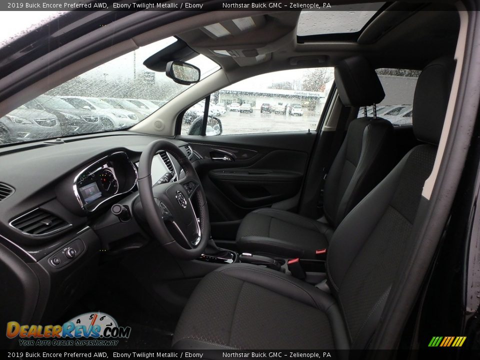 2019 Buick Encore Preferred AWD Ebony Twilight Metallic / Ebony Photo #11