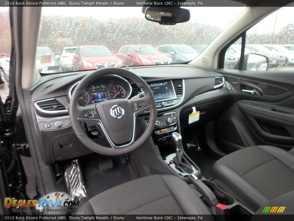 2019 Buick Encore Preferred AWD Ebony Twilight Metallic / Ebony Photo #13