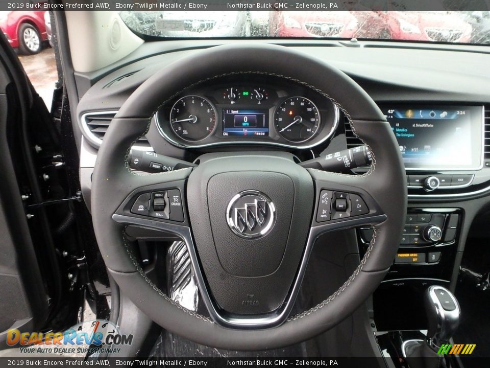 2019 Buick Encore Preferred AWD Ebony Twilight Metallic / Ebony Photo #18