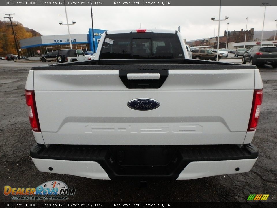 2018 Ford F150 XLT SuperCab 4x4 Oxford White / Black Photo #3