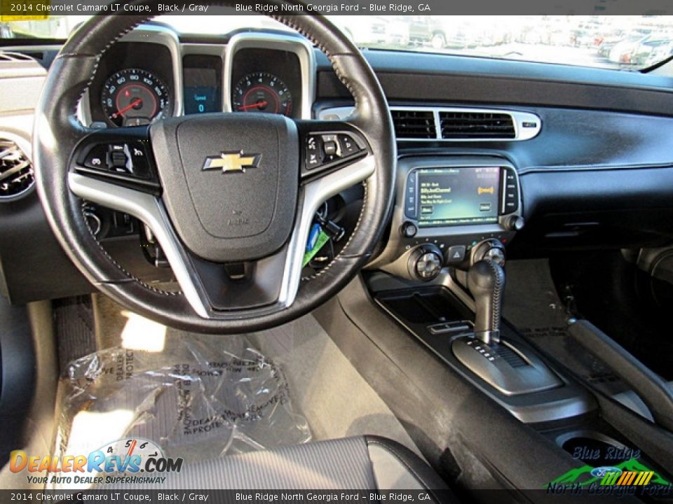 2014 Chevrolet Camaro LT Coupe Black / Gray Photo #13