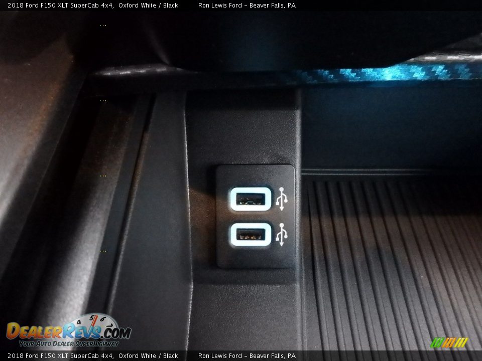 2018 Ford F150 XLT SuperCab 4x4 Oxford White / Black Photo #20