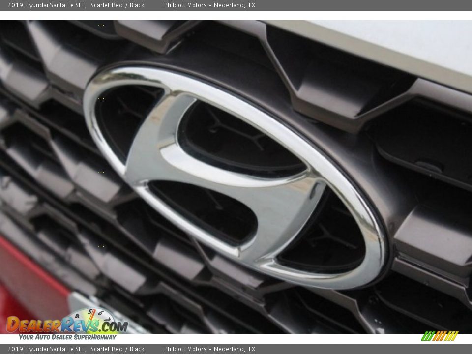 2019 Hyundai Santa Fe SEL Scarlet Red / Black Photo #4