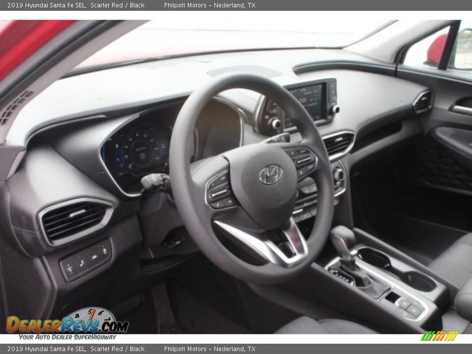 2019 Hyundai Santa Fe SEL Scarlet Red / Black Photo #13
