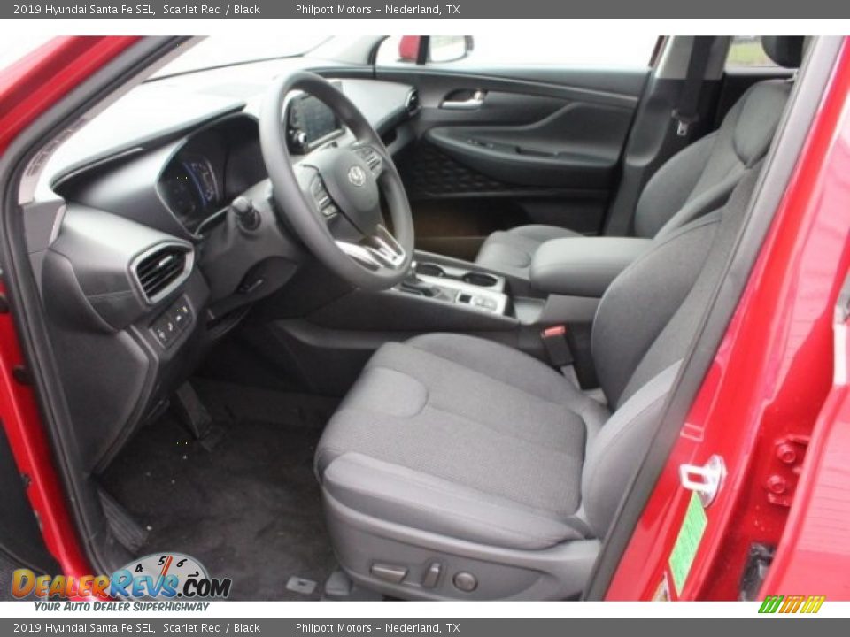 2019 Hyundai Santa Fe SEL Scarlet Red / Black Photo #14