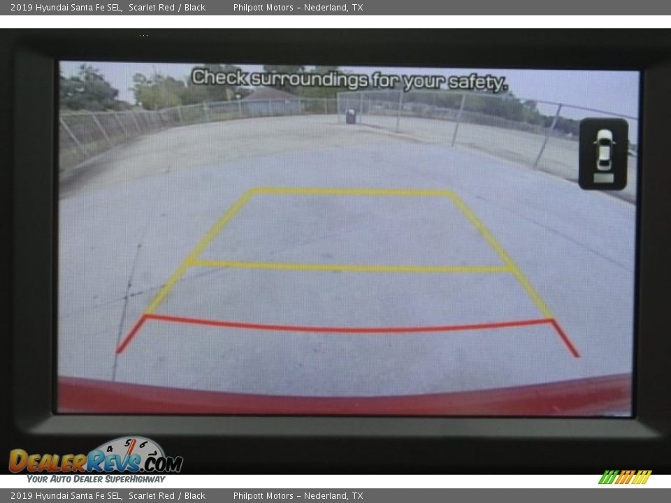 2019 Hyundai Santa Fe SEL Scarlet Red / Black Photo #15