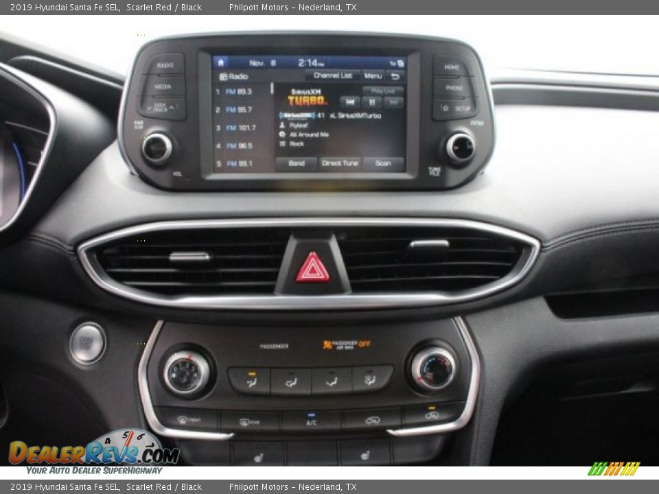 2019 Hyundai Santa Fe SEL Scarlet Red / Black Photo #16