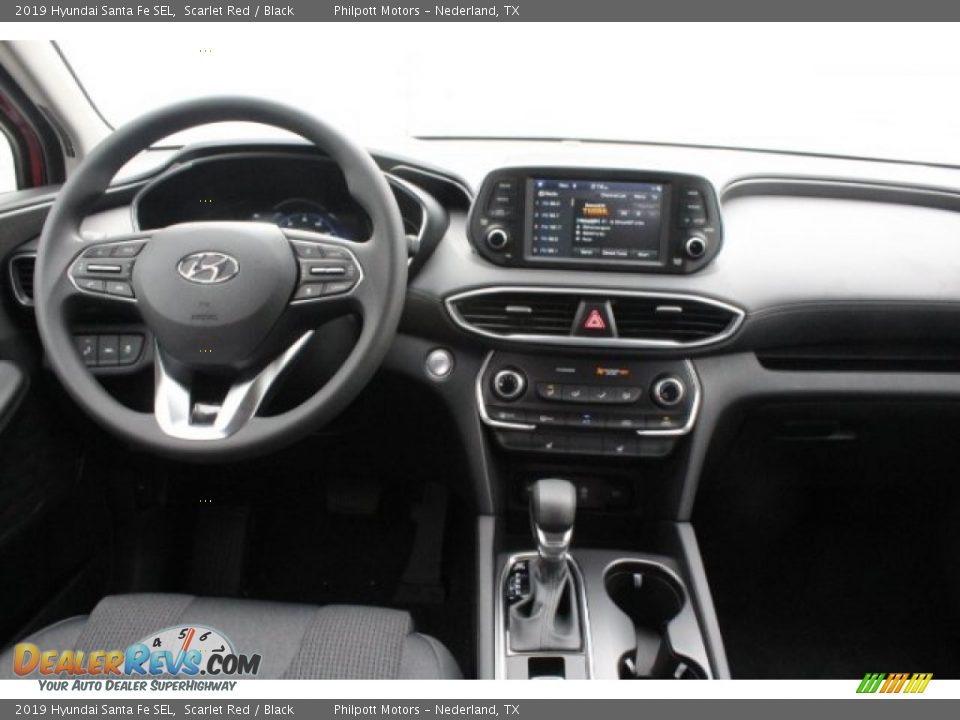 2019 Hyundai Santa Fe SEL Scarlet Red / Black Photo #24