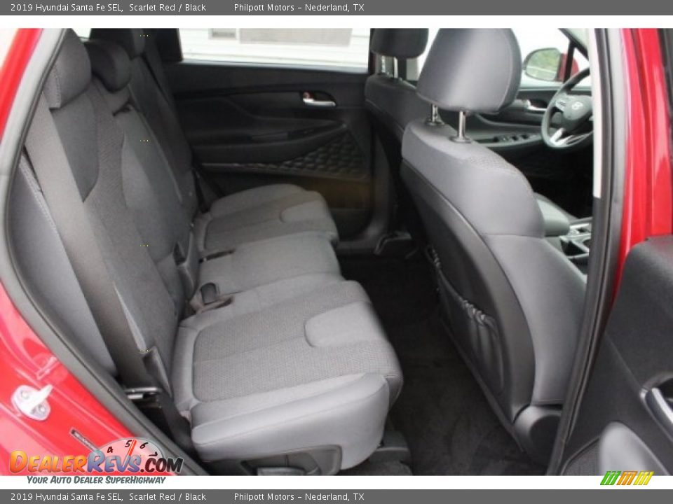 2019 Hyundai Santa Fe SEL Scarlet Red / Black Photo #28