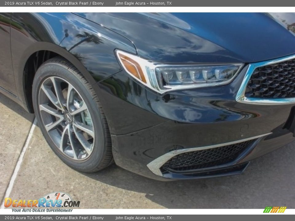 2019 Acura TLX V6 Sedan Crystal Black Pearl / Ebony Photo #8