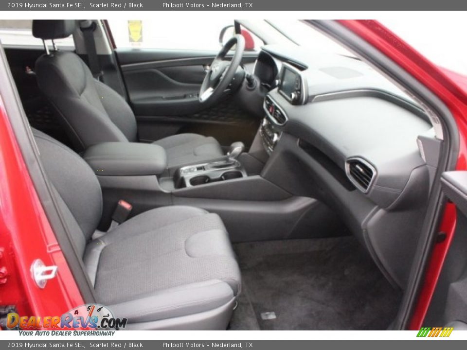 2019 Hyundai Santa Fe SEL Scarlet Red / Black Photo #31
