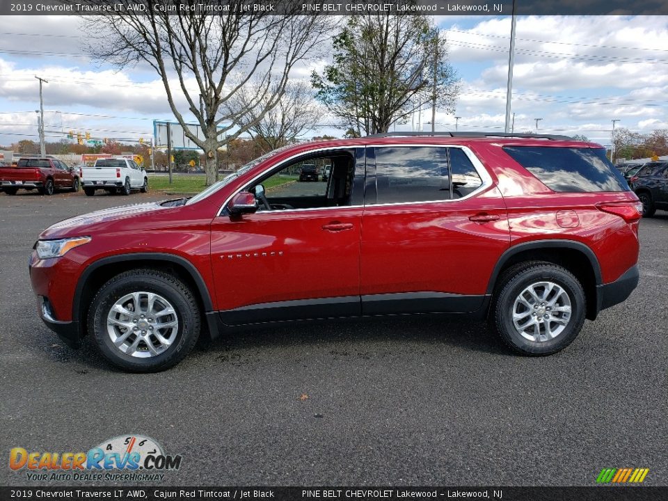 2019 Chevrolet Traverse LT AWD Cajun Red Tintcoat / Jet Black Photo #3