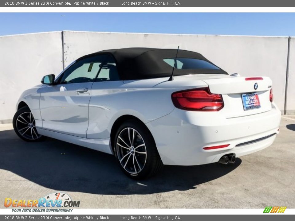 2018 BMW 2 Series 230i Convertible Alpine White / Black Photo #2