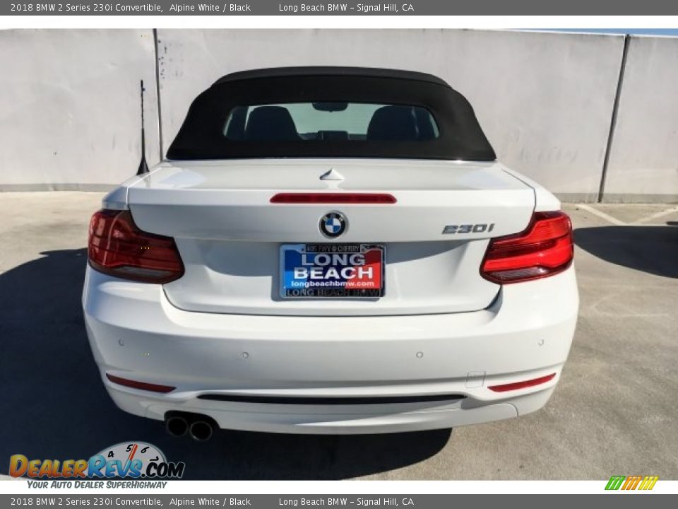 2018 BMW 2 Series 230i Convertible Alpine White / Black Photo #3