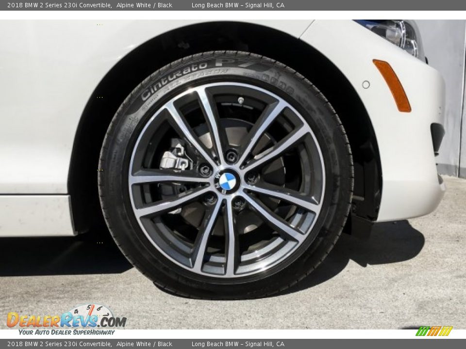 2018 BMW 2 Series 230i Convertible Alpine White / Black Photo #9