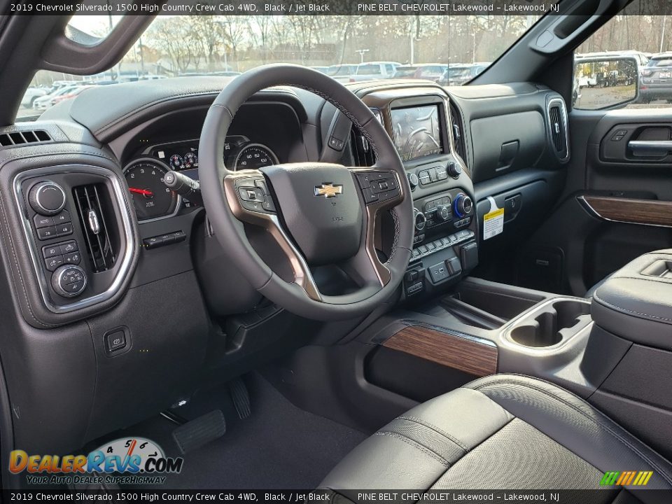 2019 Chevrolet Silverado 1500 High Country Crew Cab 4WD Black / Jet Black Photo #7