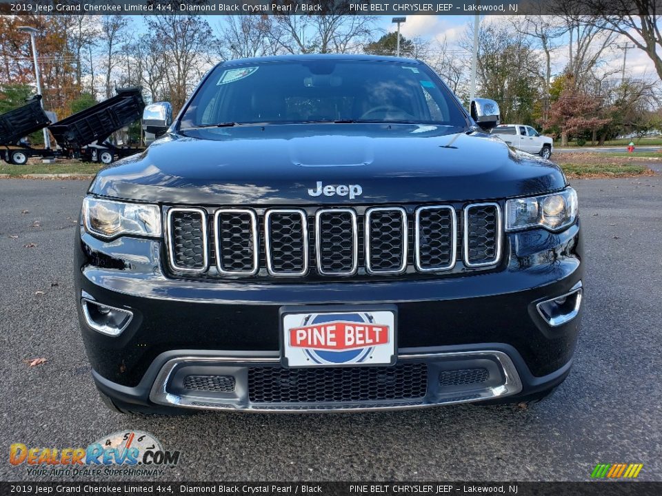 2019 Jeep Grand Cherokee Limited 4x4 Diamond Black Crystal Pearl / Black Photo #2