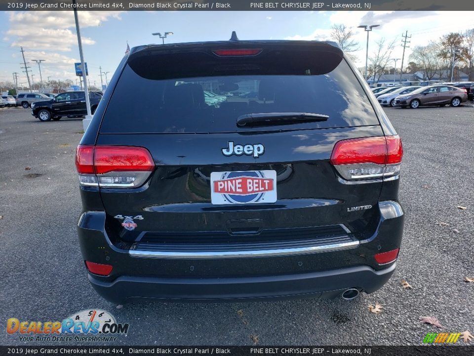 2019 Jeep Grand Cherokee Limited 4x4 Diamond Black Crystal Pearl / Black Photo #5