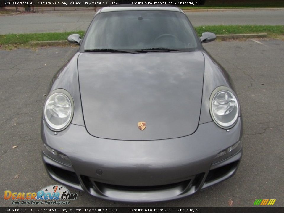2008 Porsche 911 Carrera S Coupe Meteor Grey Metallic / Black Photo #2