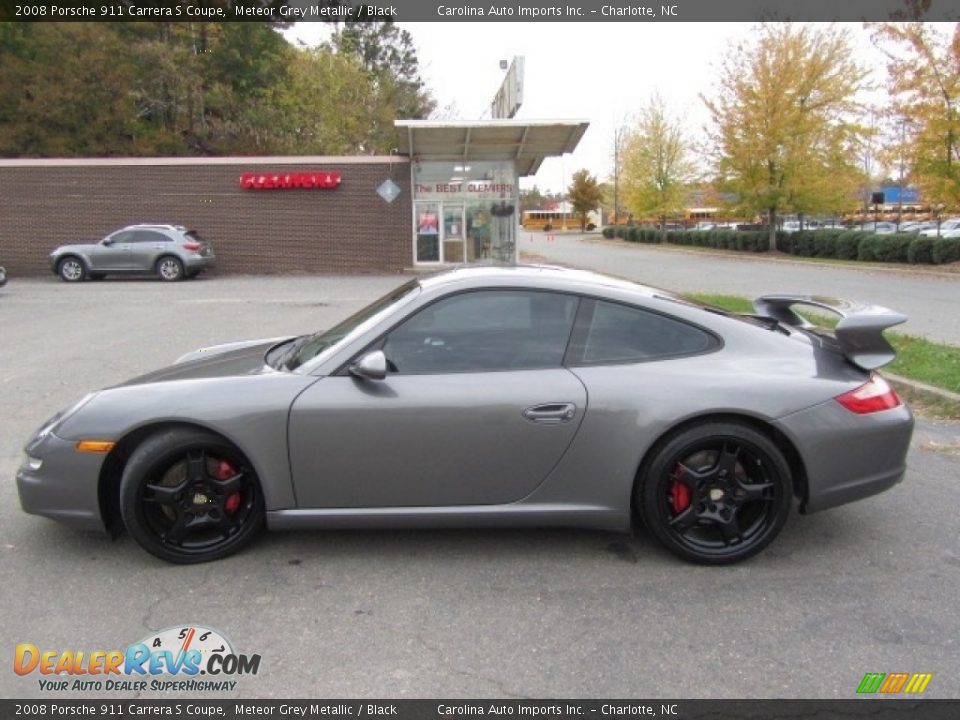 2008 Porsche 911 Carrera S Coupe Meteor Grey Metallic / Black Photo #4