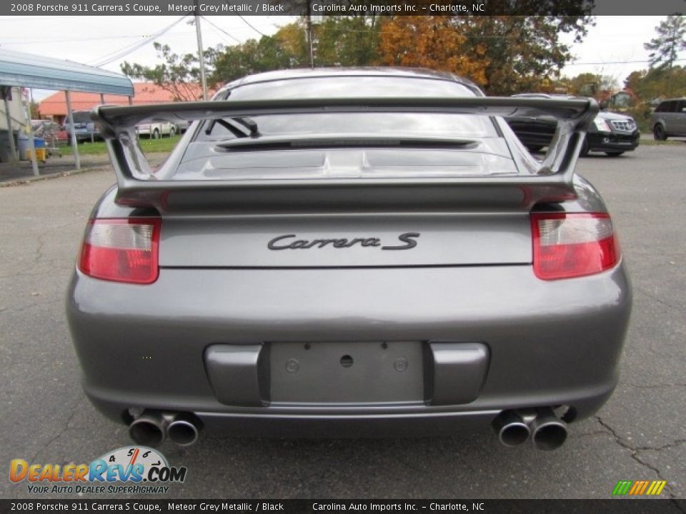 2008 Porsche 911 Carrera S Coupe Meteor Grey Metallic / Black Photo #6