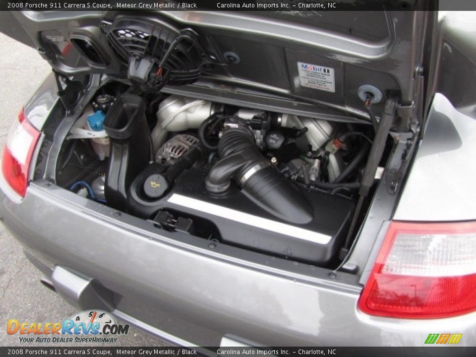 2008 Porsche 911 Carrera S Coupe Meteor Grey Metallic / Black Photo #9