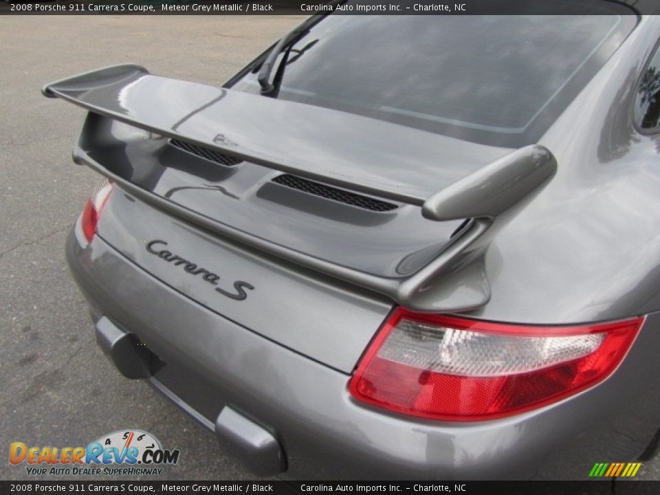 2008 Porsche 911 Carrera S Coupe Meteor Grey Metallic / Black Photo #10