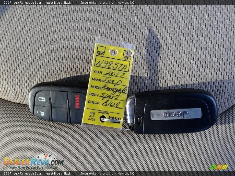 2017 Jeep Renegade Sport Jetset Blue / Black Photo #25