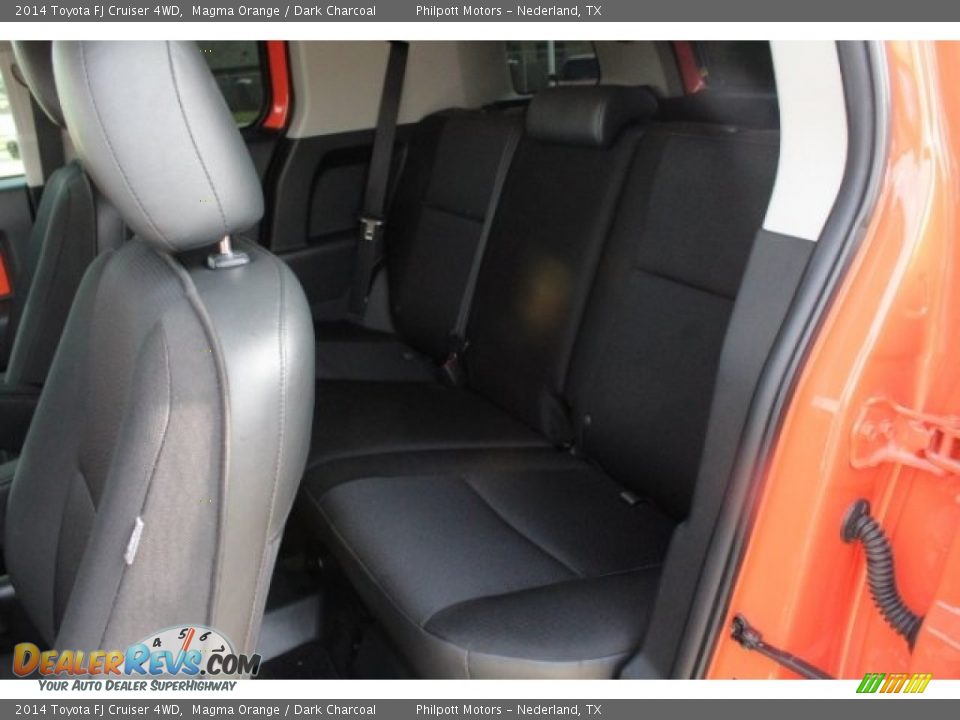 2014 Toyota FJ Cruiser 4WD Magma Orange / Dark Charcoal Photo #25