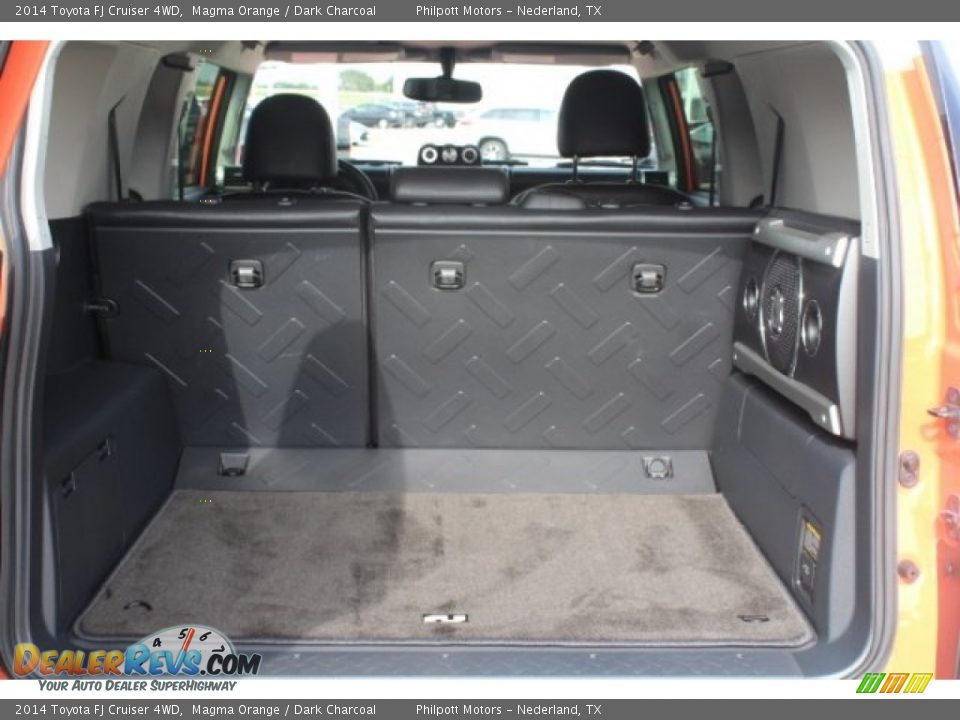 2014 Toyota FJ Cruiser 4WD Magma Orange / Dark Charcoal Photo #28
