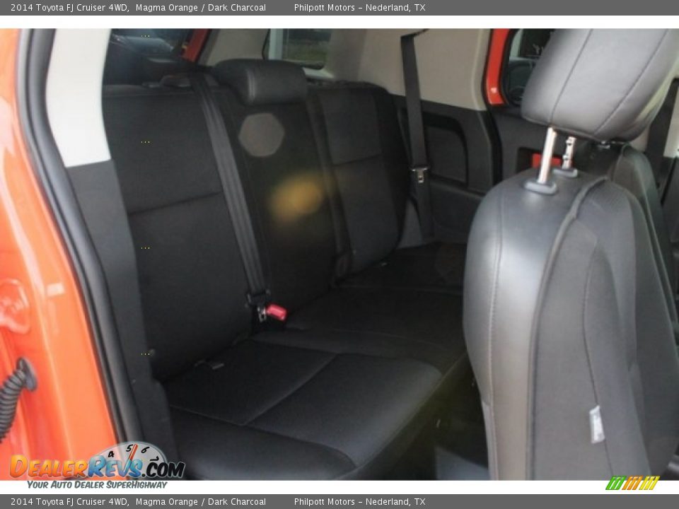 2014 Toyota FJ Cruiser 4WD Magma Orange / Dark Charcoal Photo #31