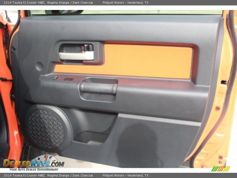 2014 Toyota FJ Cruiser 4WD Magma Orange / Dark Charcoal Photo #32