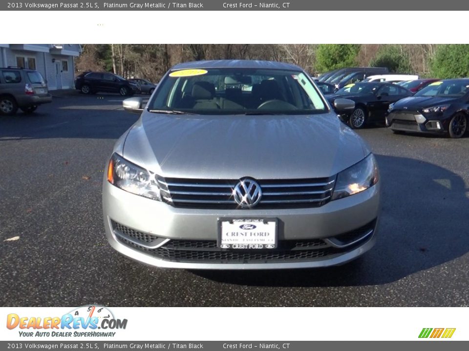 2013 Volkswagen Passat 2.5L S Platinum Gray Metallic / Titan Black Photo #2