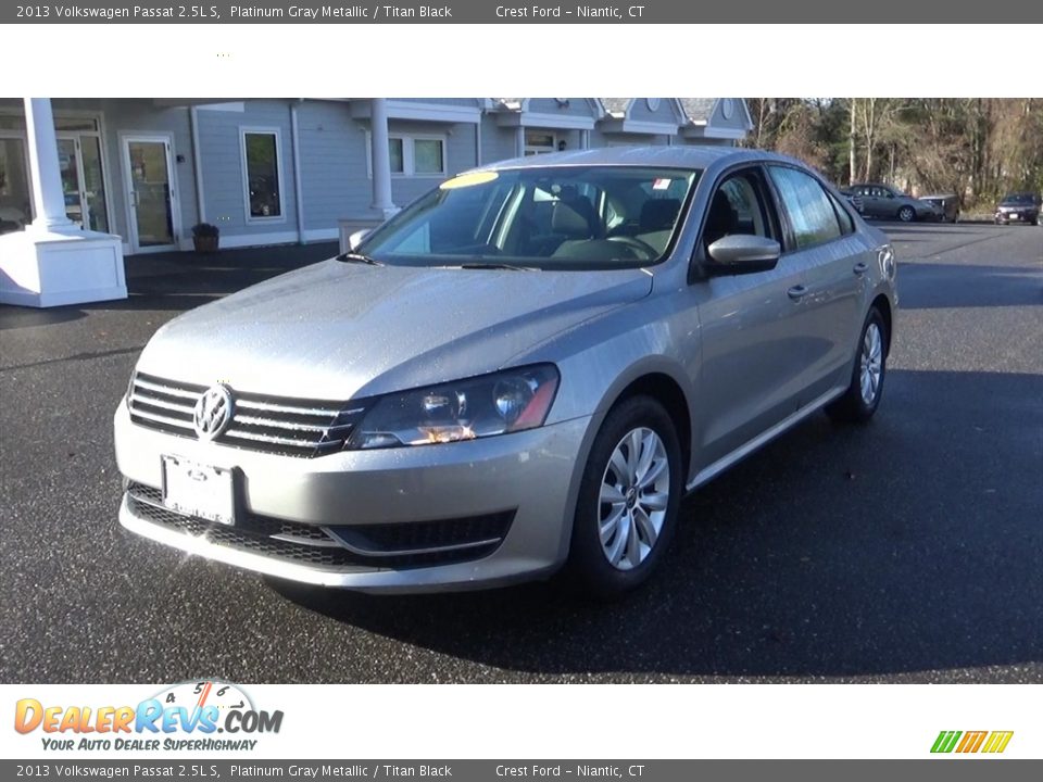 2013 Volkswagen Passat 2.5L S Platinum Gray Metallic / Titan Black Photo #3