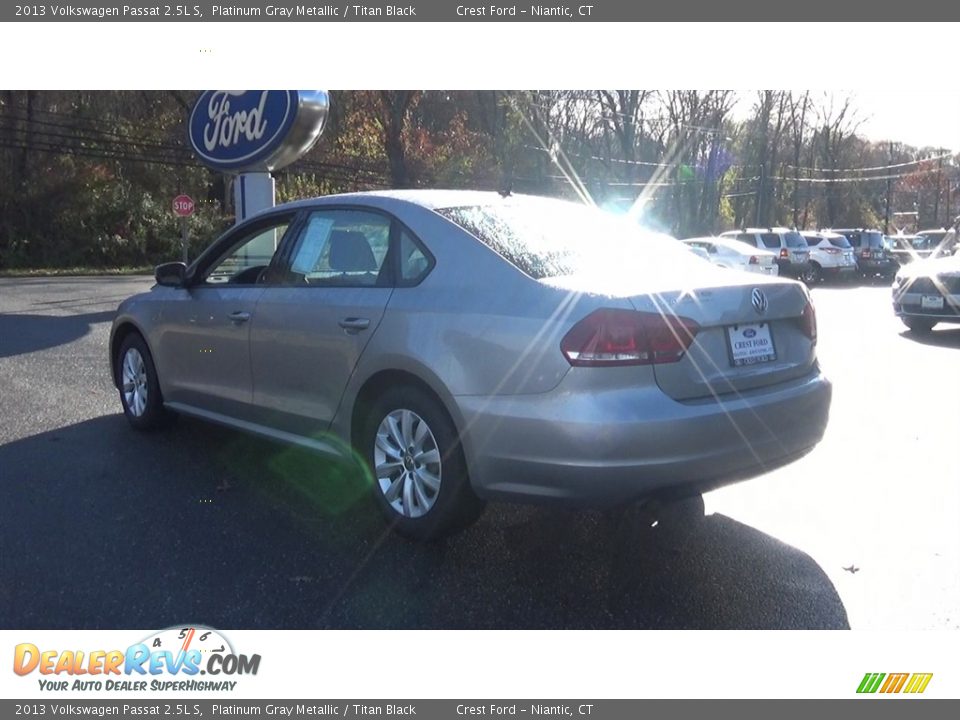 2013 Volkswagen Passat 2.5L S Platinum Gray Metallic / Titan Black Photo #5