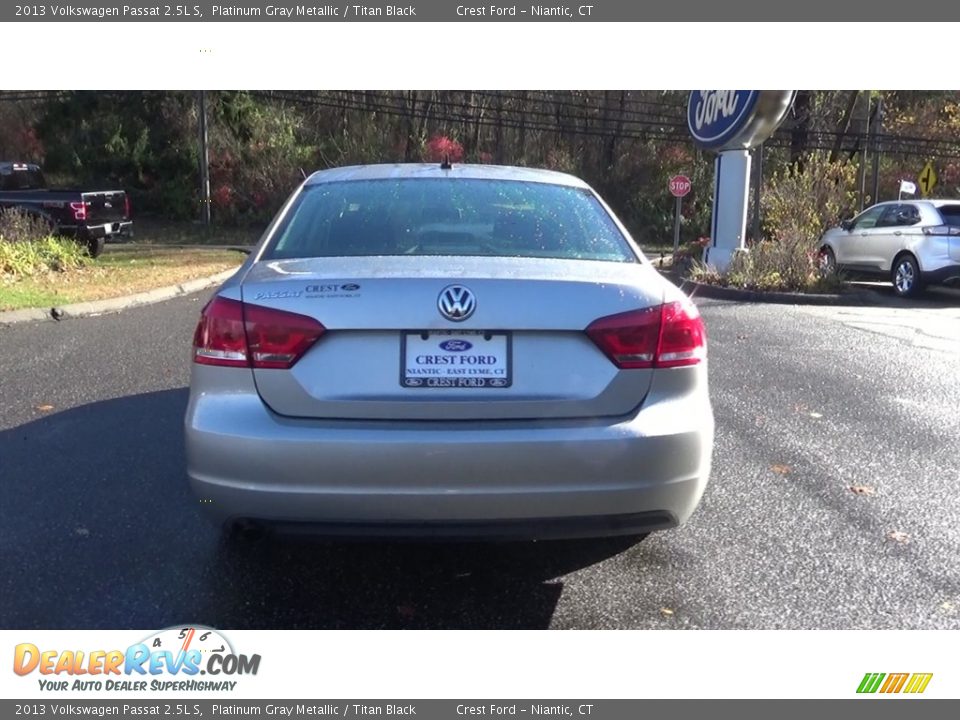 2013 Volkswagen Passat 2.5L S Platinum Gray Metallic / Titan Black Photo #6