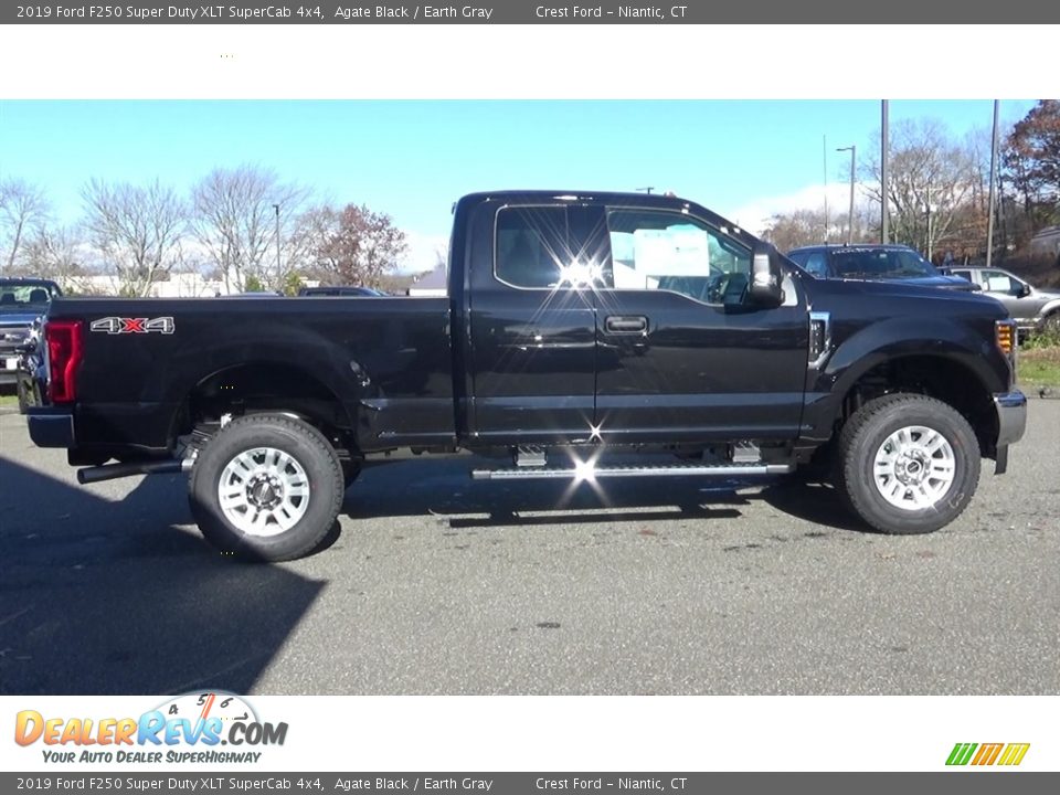 Agate Black 2019 Ford F250 Super Duty XLT SuperCab 4x4 Photo #8