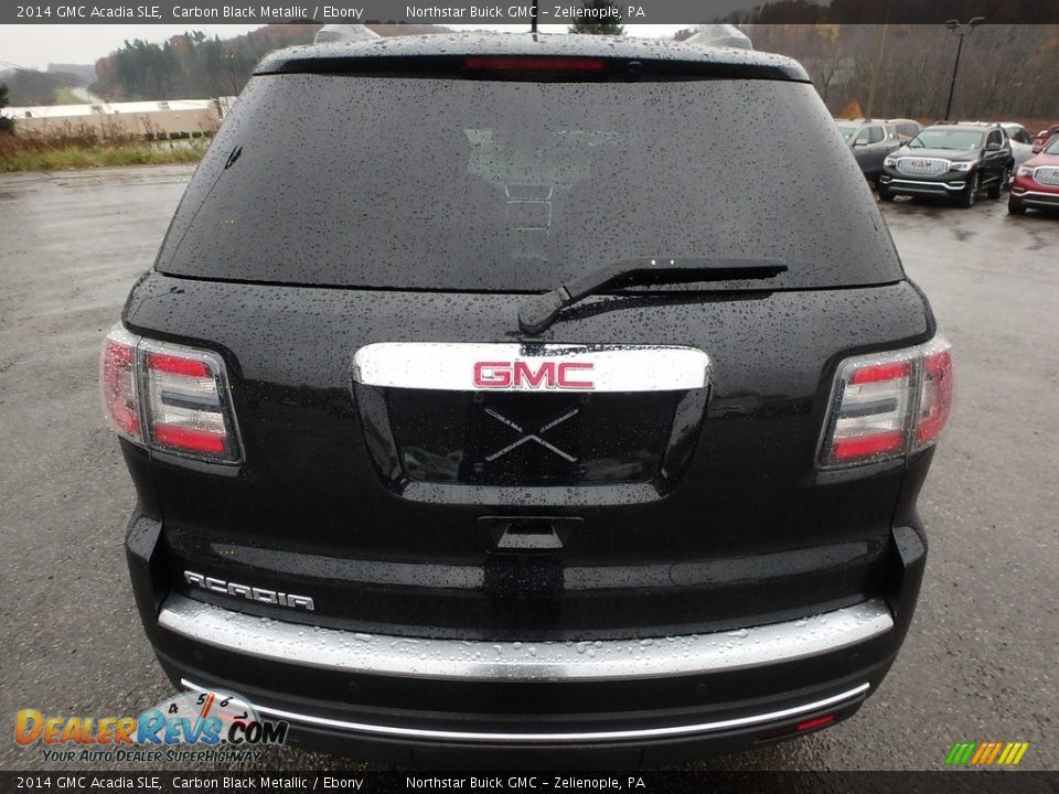 2014 GMC Acadia SLE Carbon Black Metallic / Ebony Photo #10